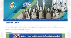 Desktop Screenshot of escolaagnusdei.com.br